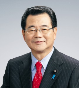 日本遺族会会長　水落敏栄