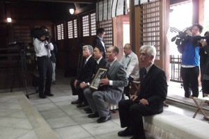 山口県護国神社で遺留品の返還式が開催された。